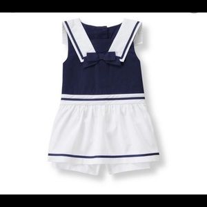 Janie and Jack baby sailor romper